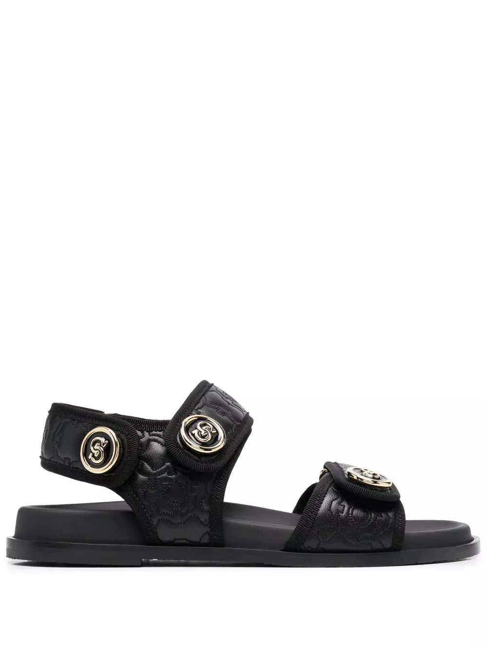Ferragamo Logo-Plaque Detail Sandals