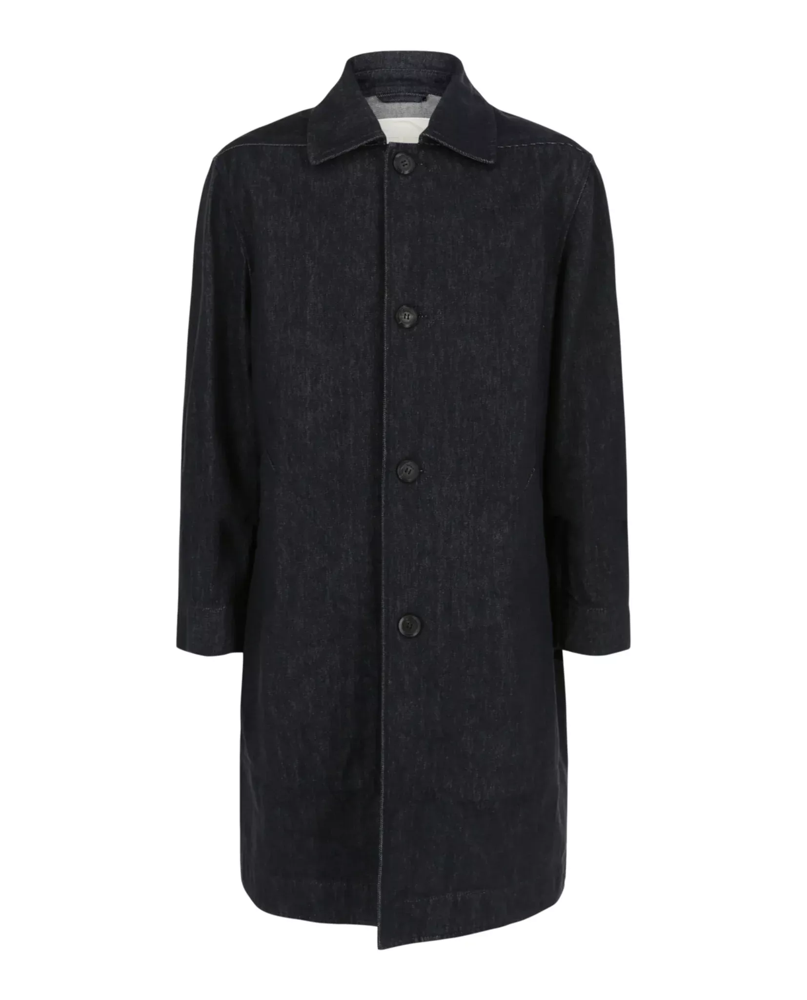 Ferragamo Mens Denim Button-Up Jacket