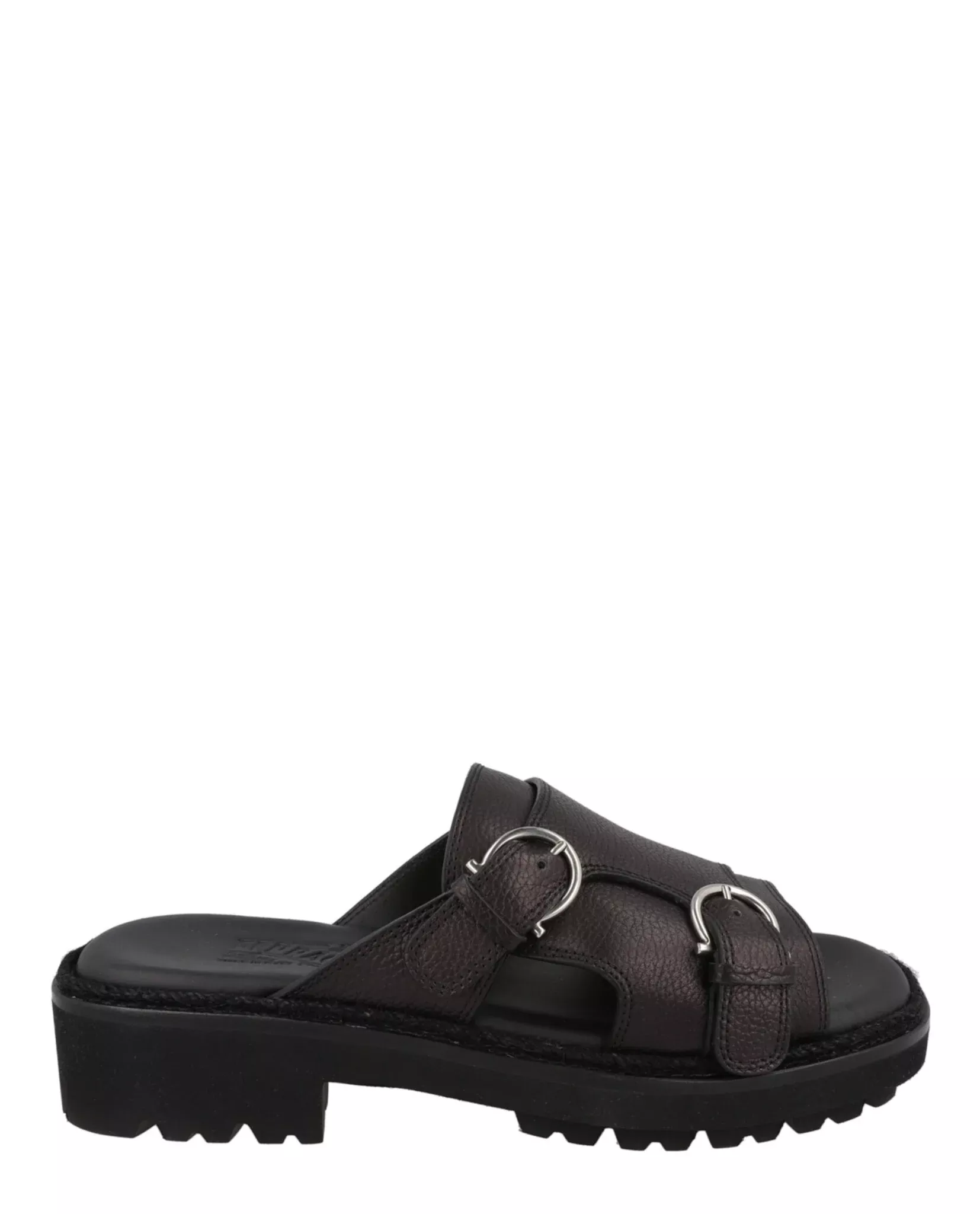 Ferragamo Mens Girby Leather Slides