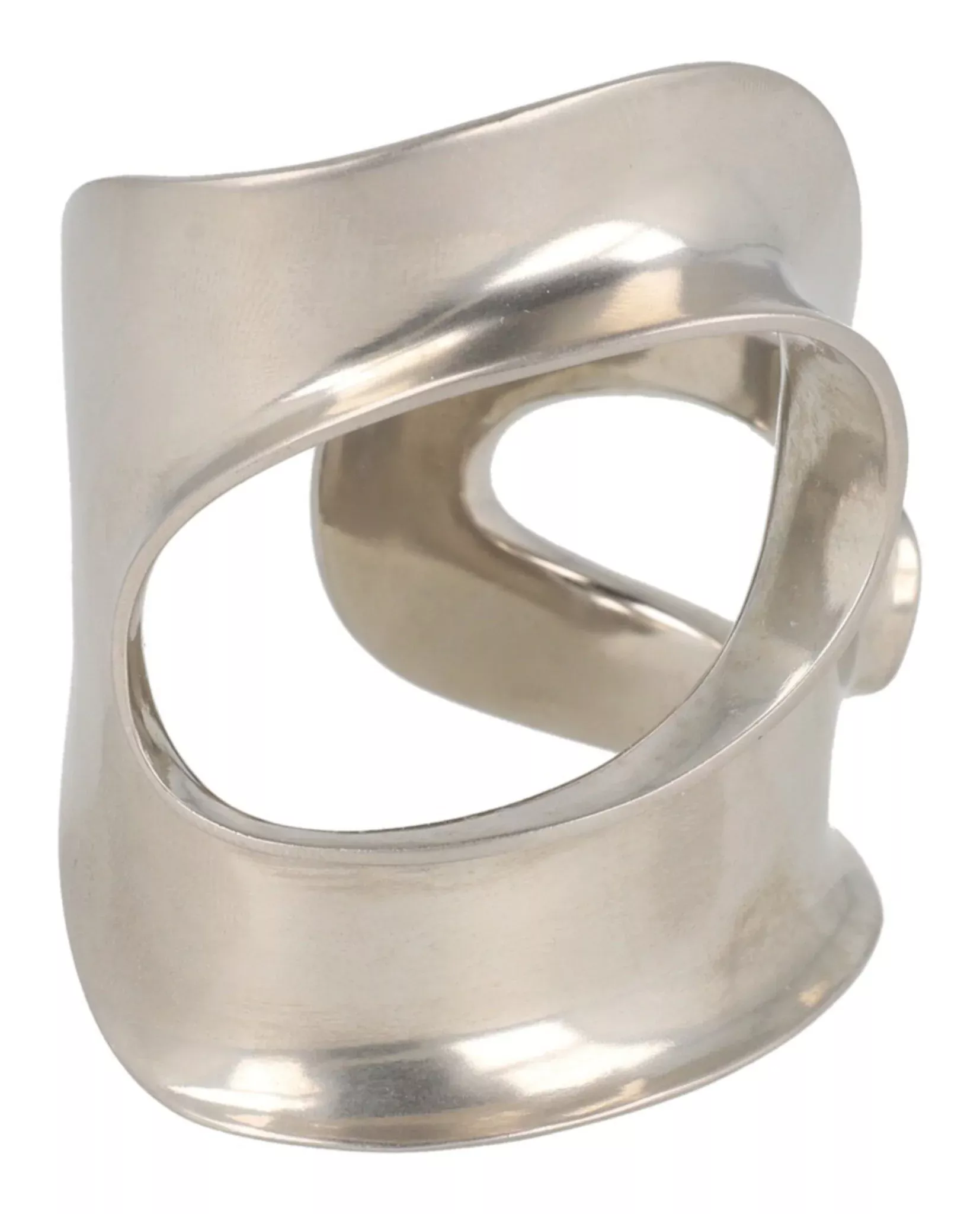 Ferragamo Womens Large Sculptural Cutout Bracelet