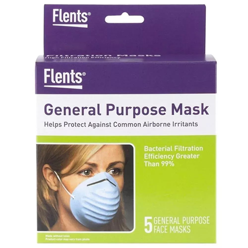 Flents General Purpose Filtration Mask, 5-Pack