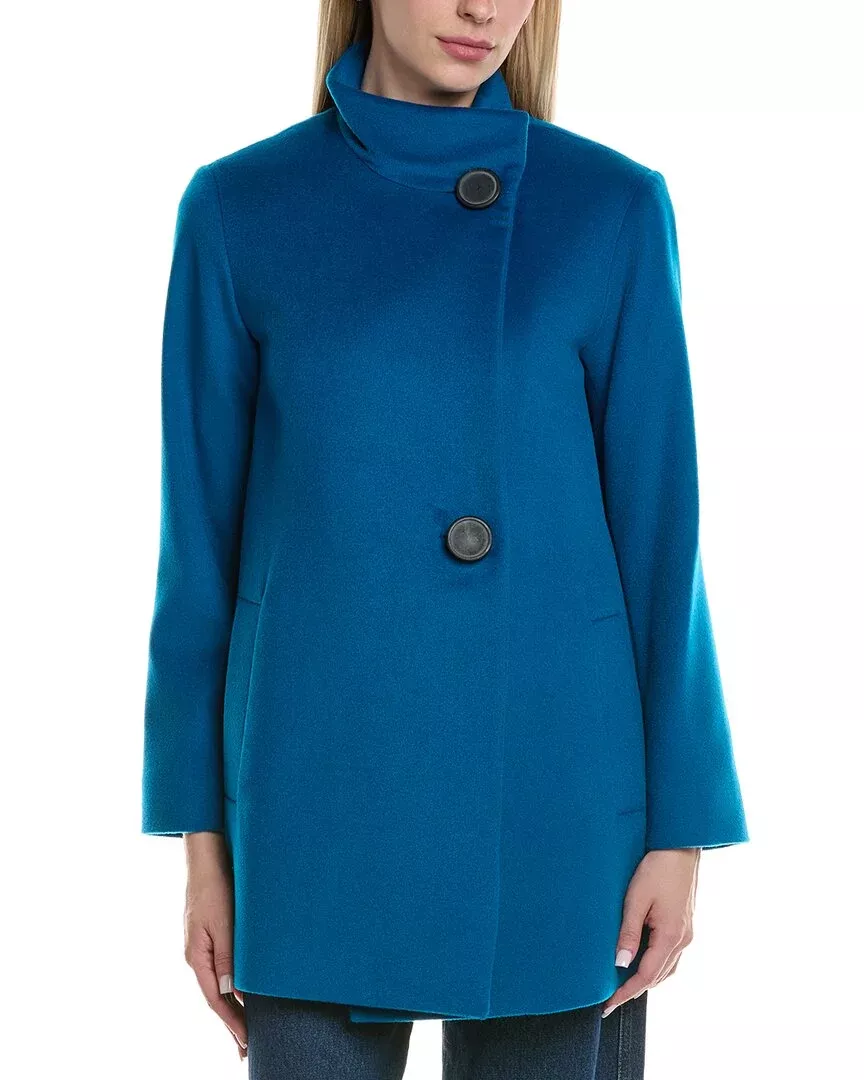 Fleurette Wool-Blend Coat