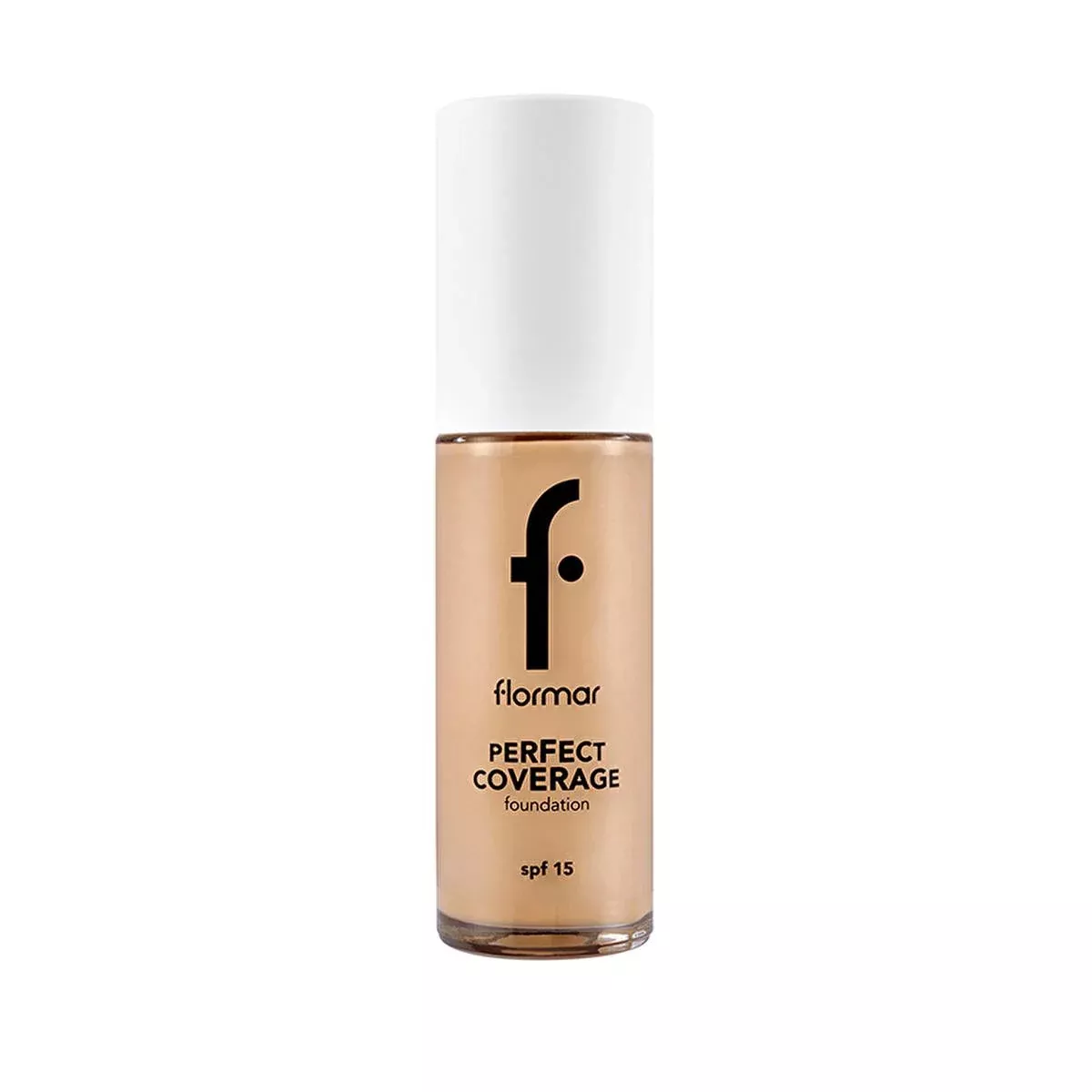 Flormar Perfect Coverage Foundation 121 Golden Neutral - Long-Lasting, SPF 15 Foundation for All Skin Types