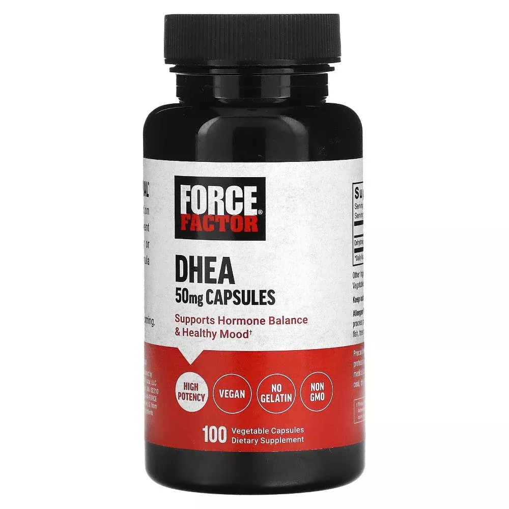 Force Factor DHEA 50 mg Capsule, 100 EA