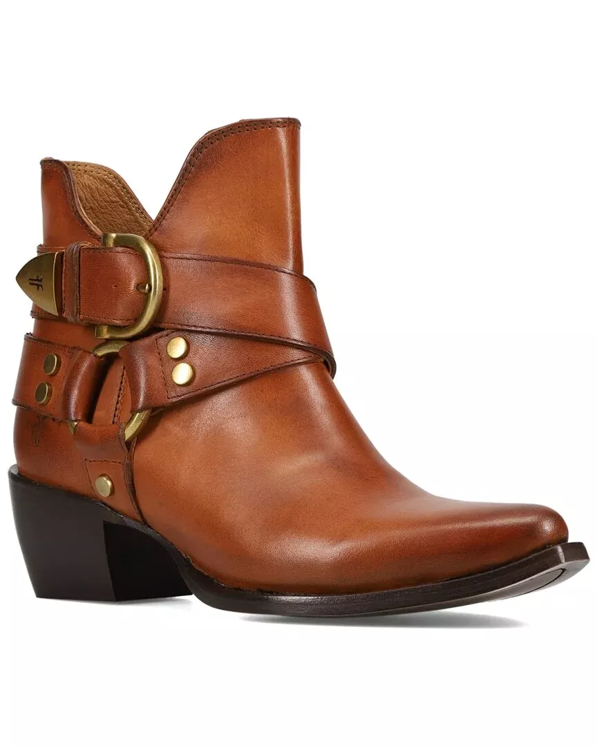 Frye Sacha Multi Strap Leather Bootie