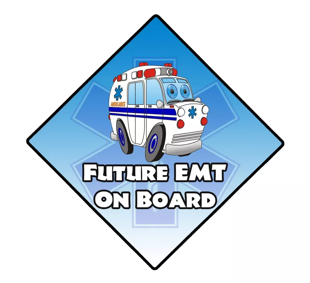 FUTURE EMT ON BOARD WINDOW DECAL