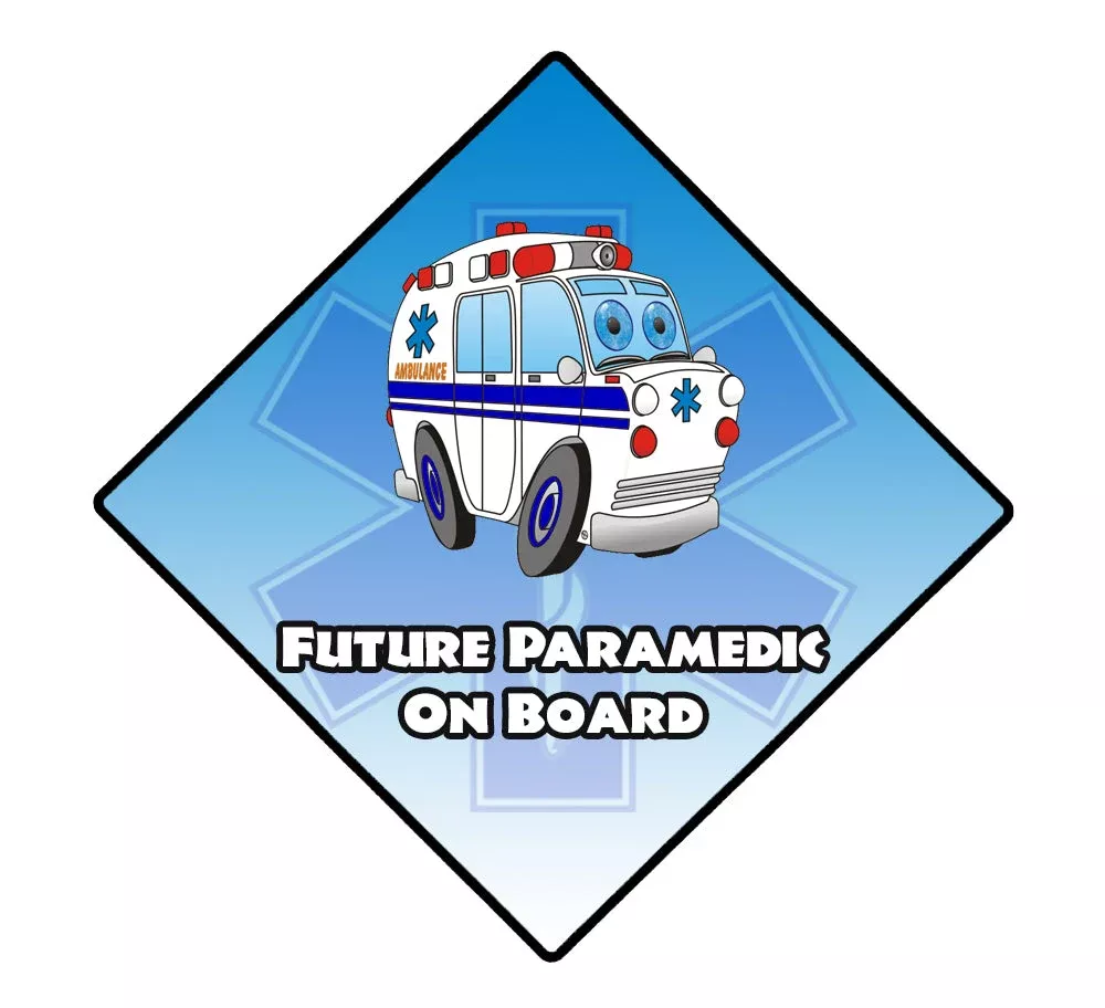 FUTURE PARAMEDIC ON BOARD WINDOW DECAL