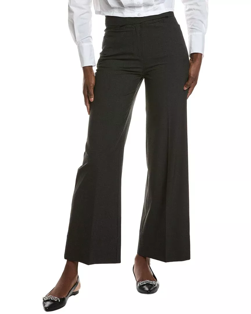 Ganni Drapey Melange Mid Waist Pant