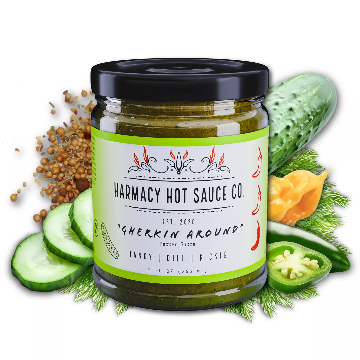 Gherkin Around - Dill Pickle (9oz)