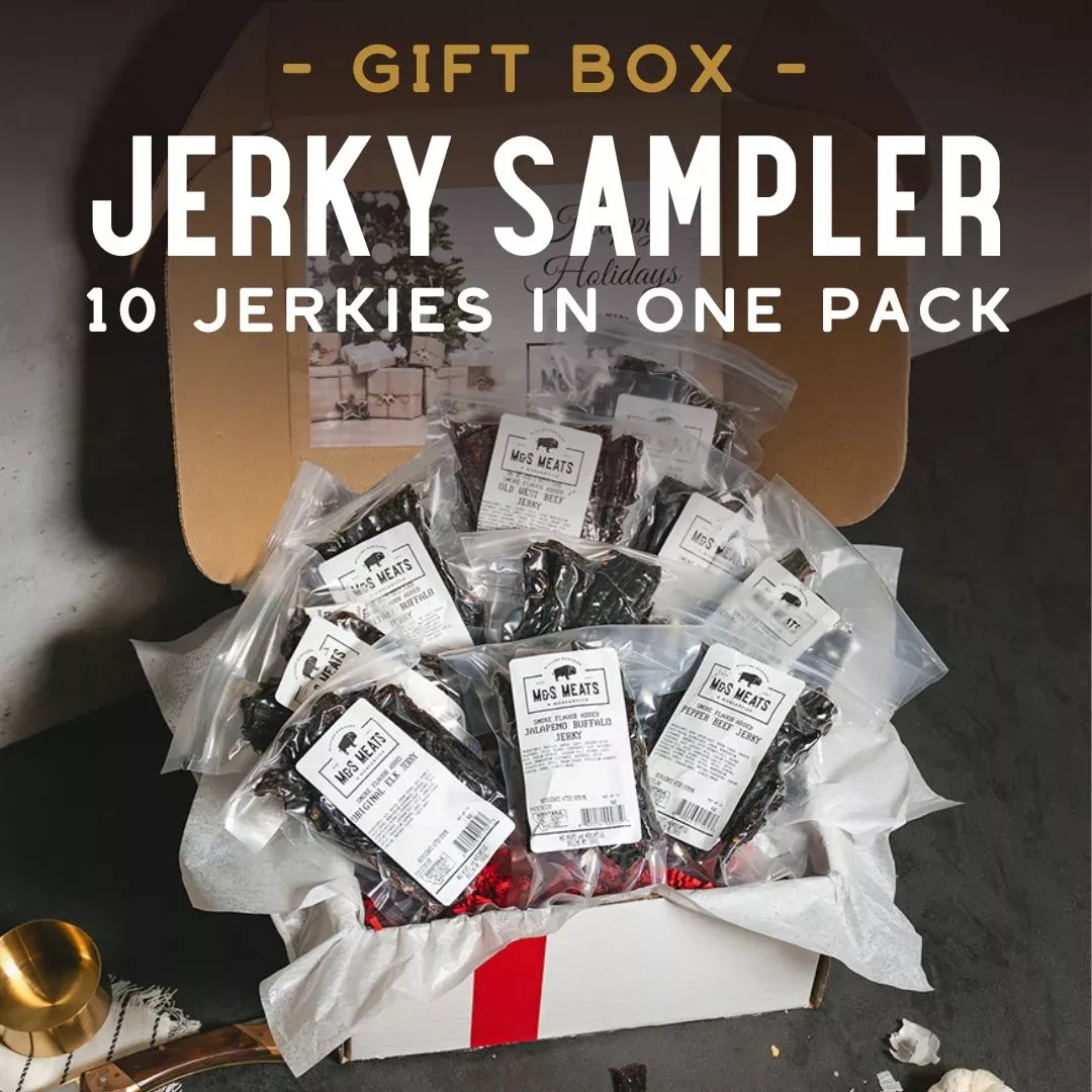 Gift Box:The Jerky Sampler - You Deserve It All!