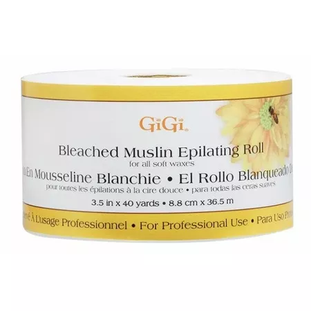 GiGi Bleached Muslin Roll 3.5′ X 40 Yards