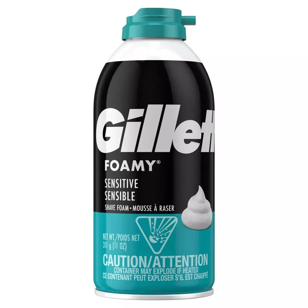 Gillette Foamy Sensitive Skin Shave Foam 11 oz