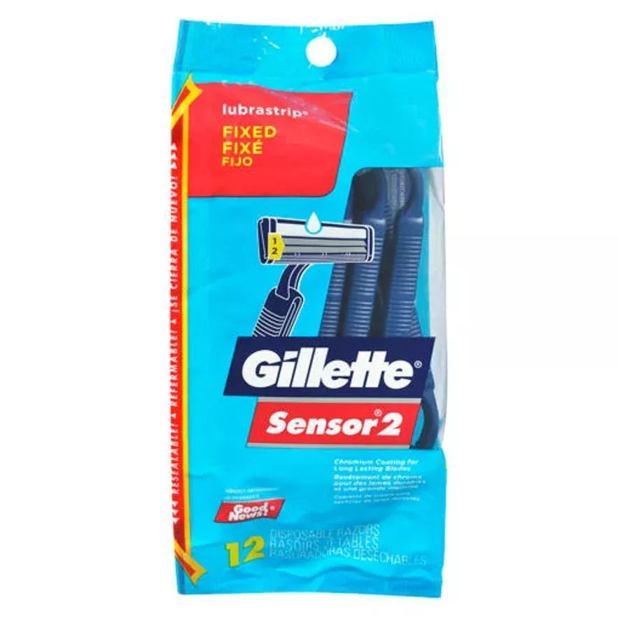 Gillette Sensor 2 Disposable Razors, Fixed