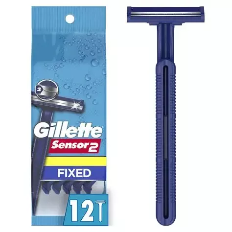 Gillette Sensor2 Disposable Razors, 12 Count