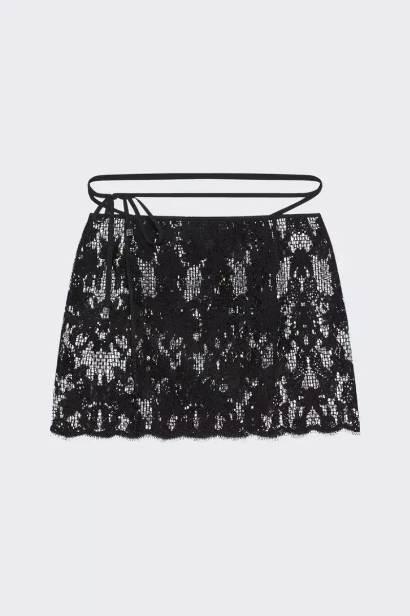 Givenchy Lace Skirt_Black