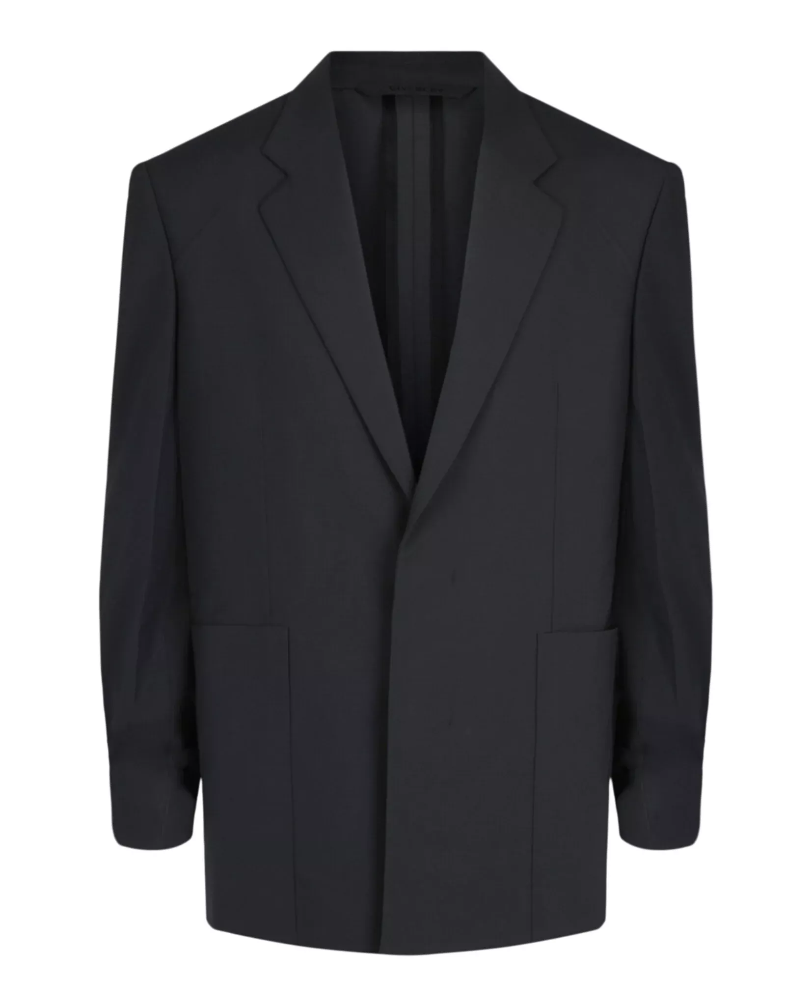 Givenchy Mens Boxy Fit Single-Button Blazer