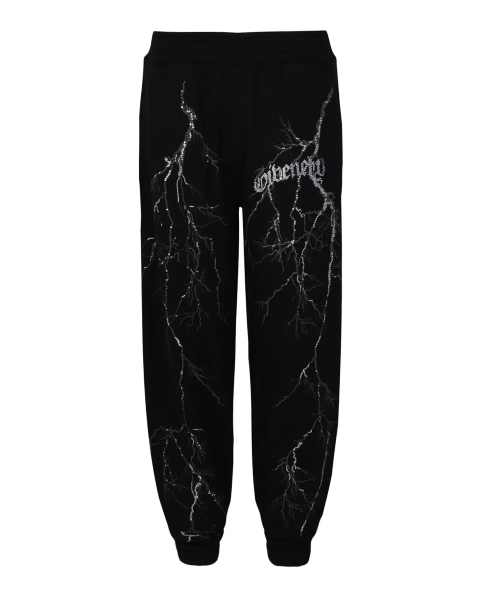 Givenchy Mens Crystal-Cut Sweatpants