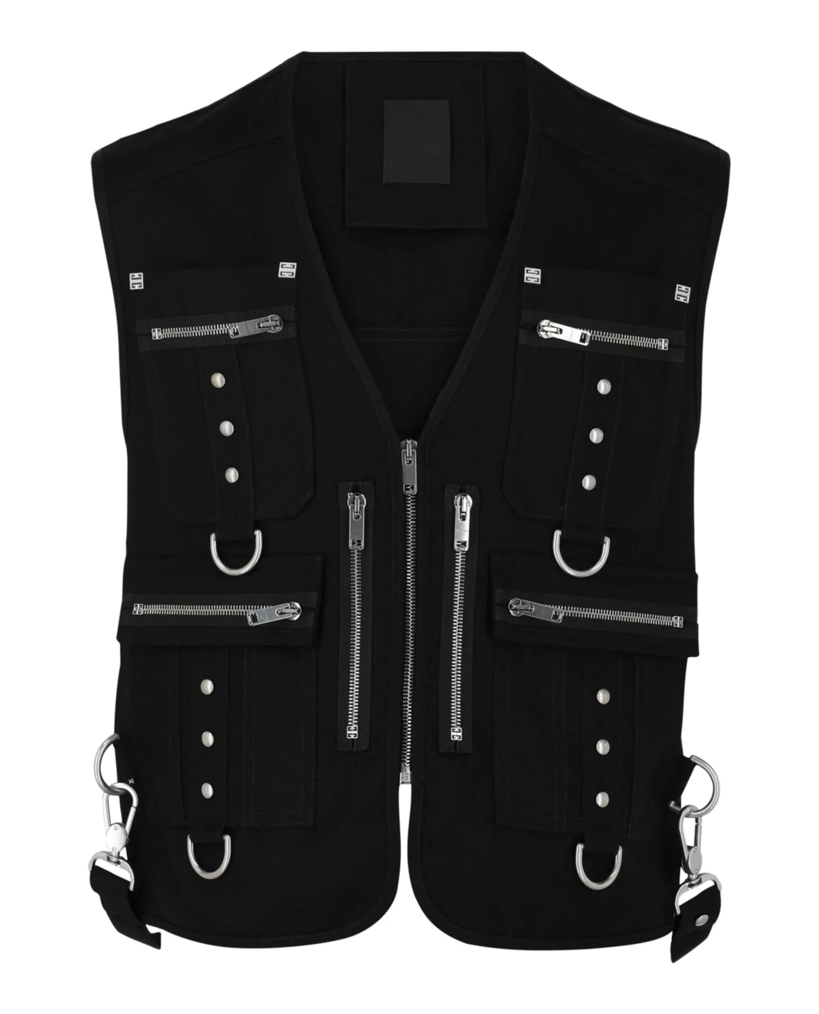 Givenchy Mens Multi-Pocket Wool Vest