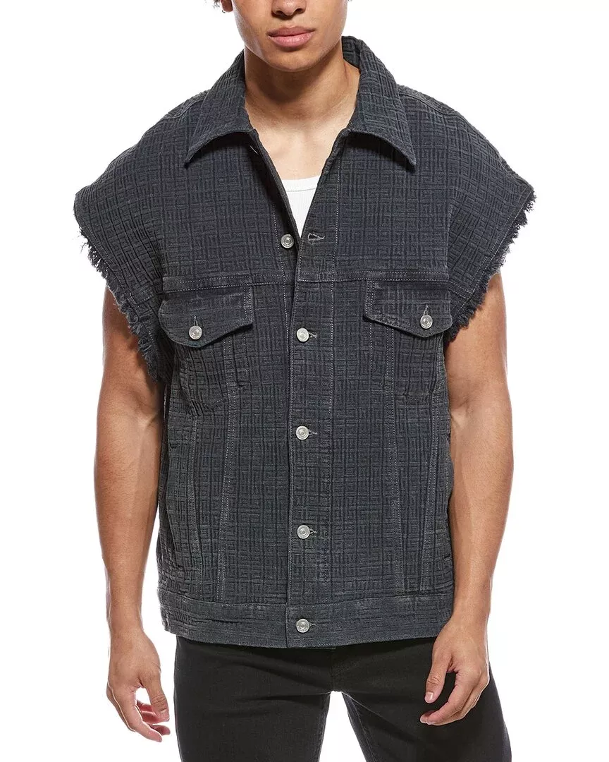 Givenchy Oversized 4G Denim Vest