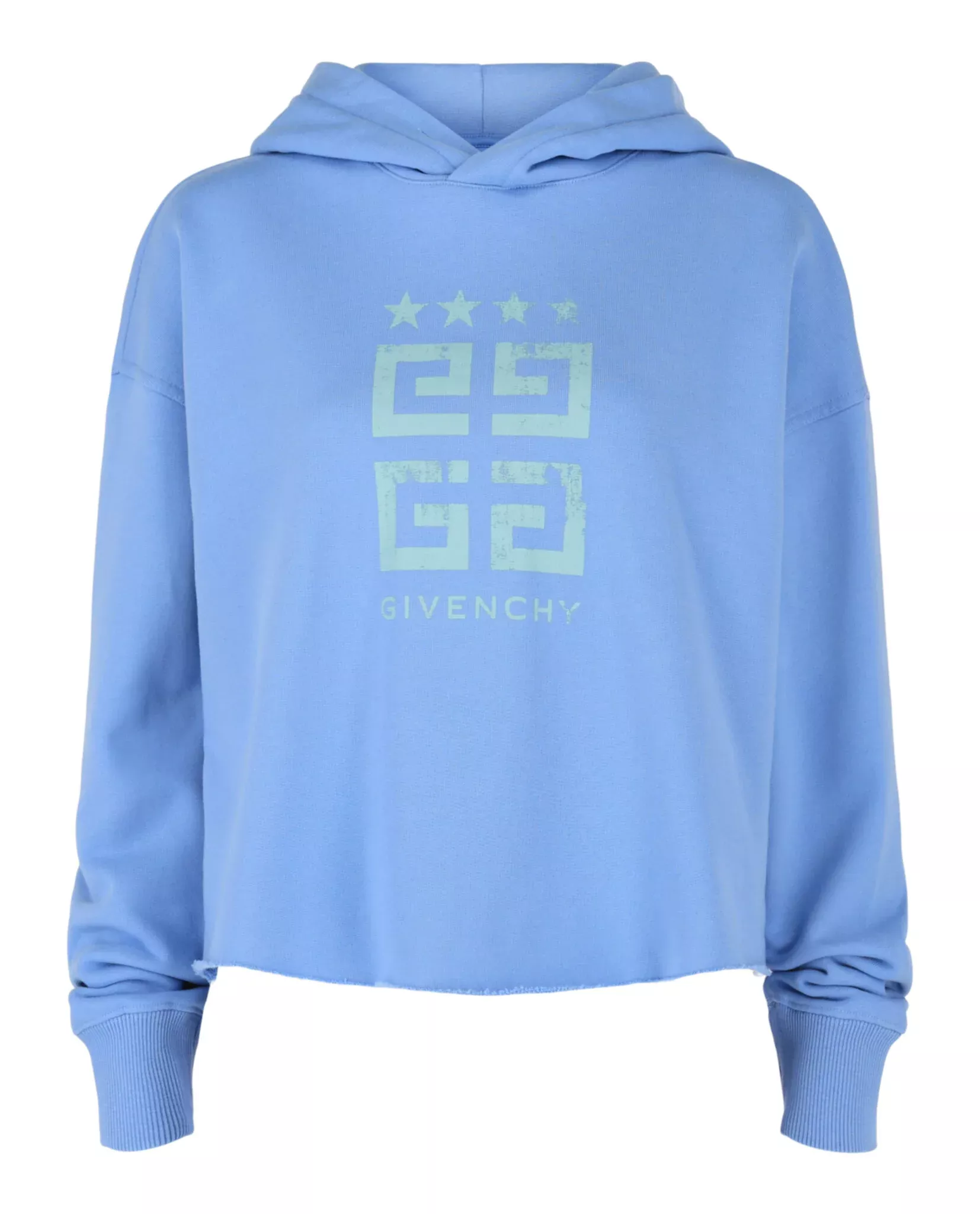 Givenchy Womens Cropped 4G Hoodie