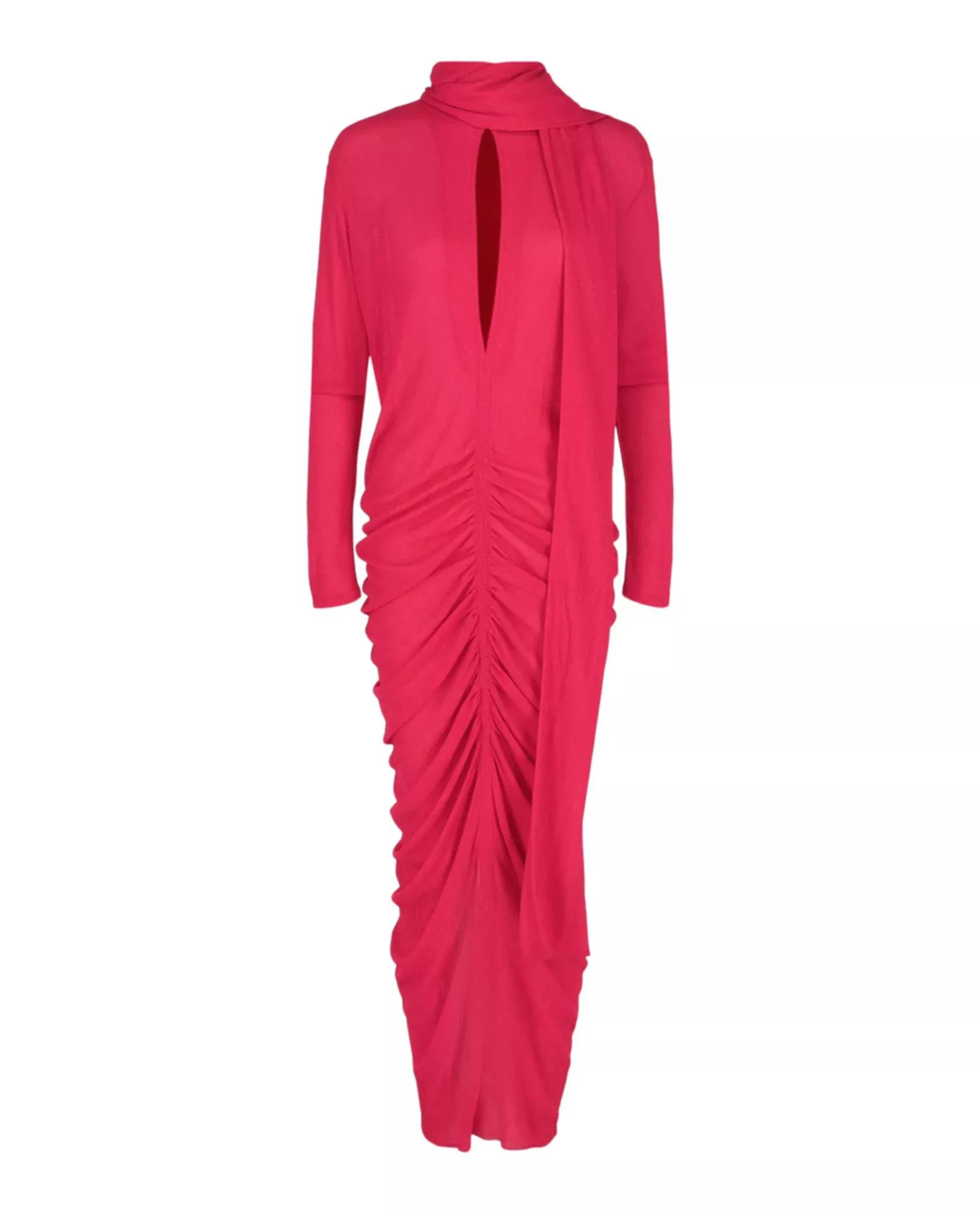 Givenchy Womens Draped Scarf Dress