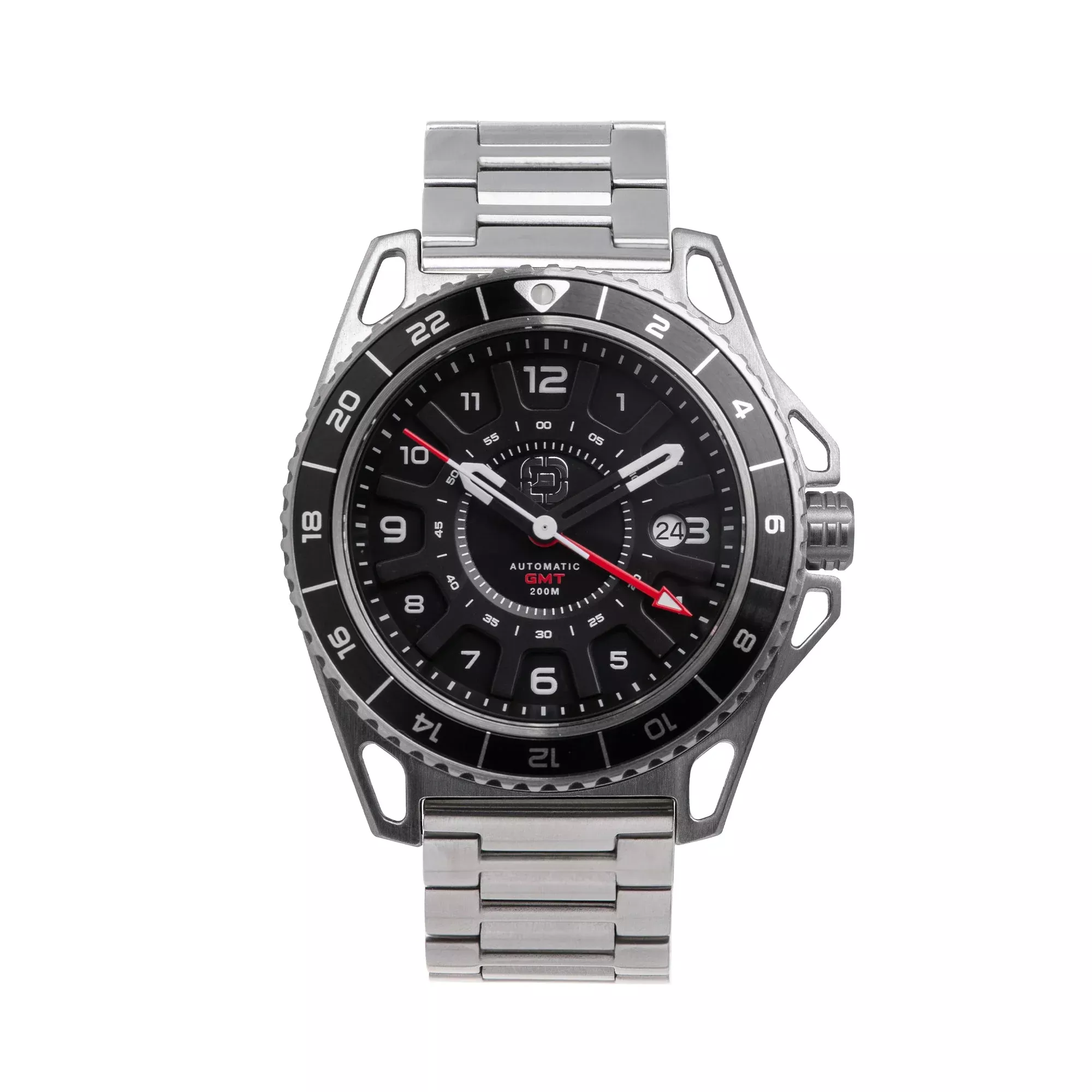 GMT-01 - Automatic GMT Watch with Metal Bracelet