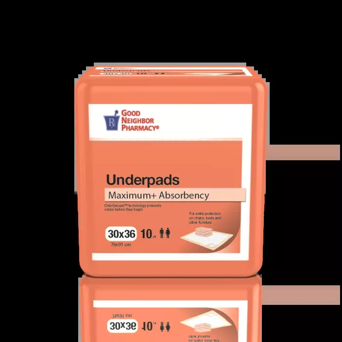 Good Neighbor Pharmacy Underpads Maximum Absorbency 30x36in 10ct