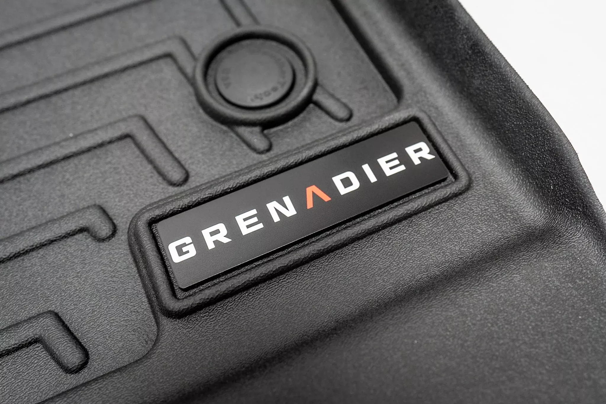 "Grenadier" Weathertech Floor Mat Logo (Etched Acrylic) - Universal