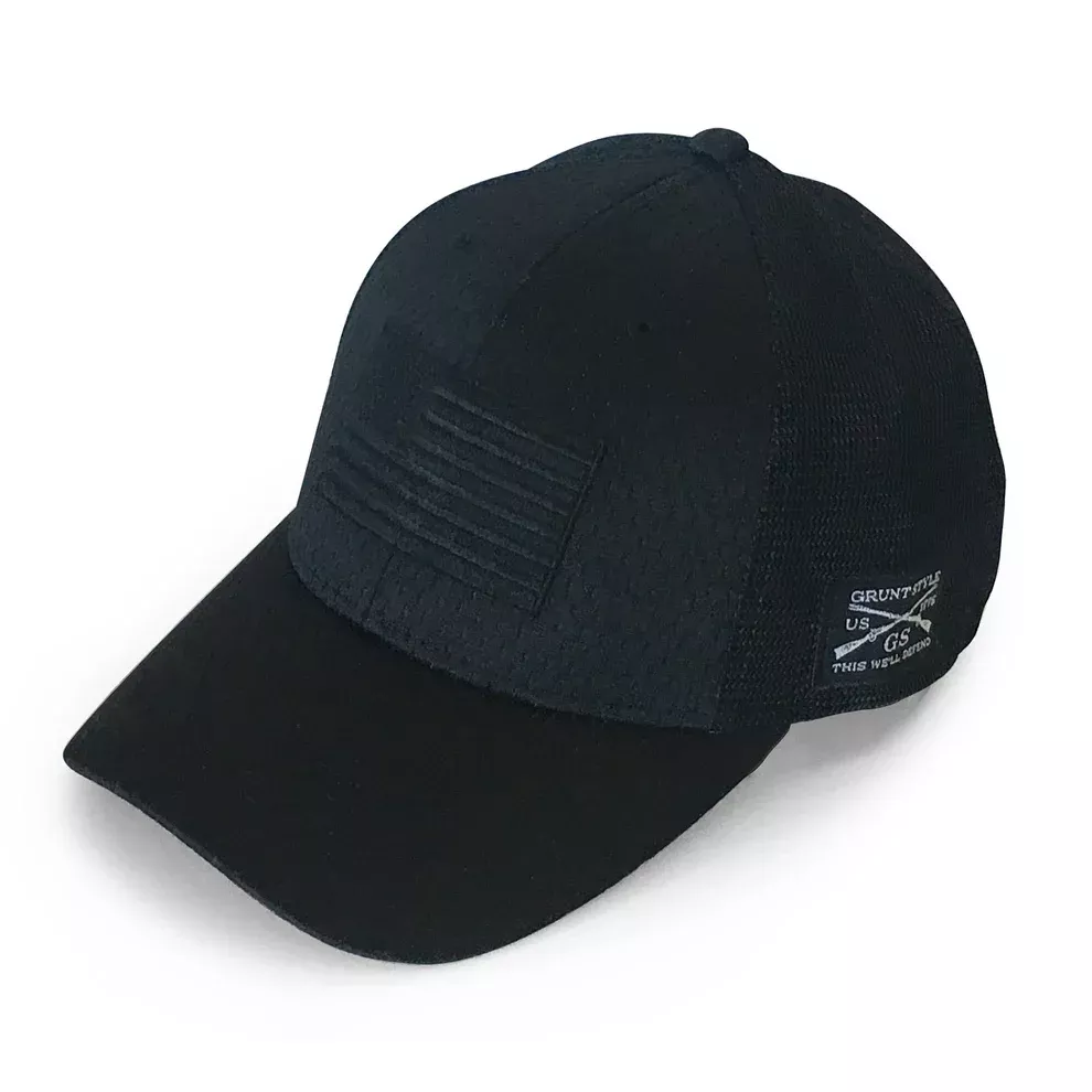 Grunt Style - Blackout Flag Stretch Fit Hat