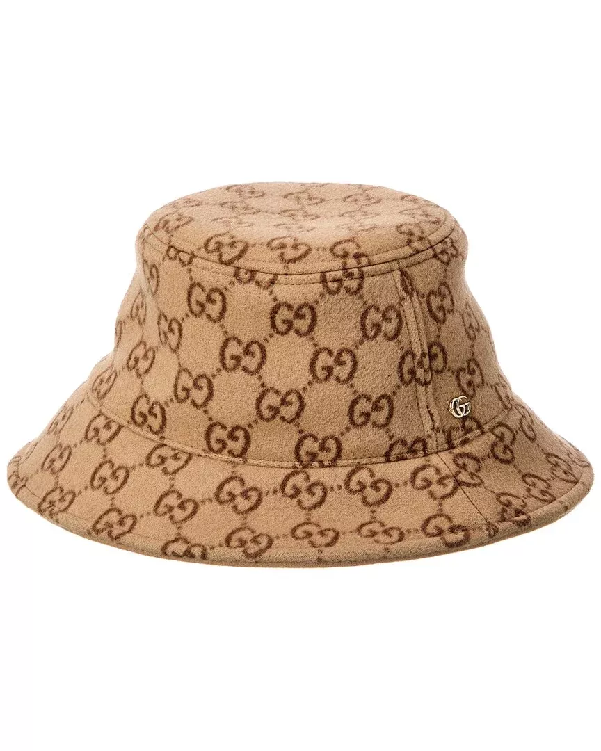 Gucci Gg Wool Bucket Hat