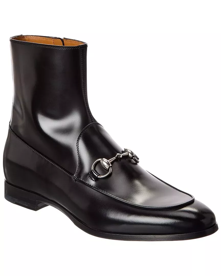 Gucci Horsebit Leather Bootie