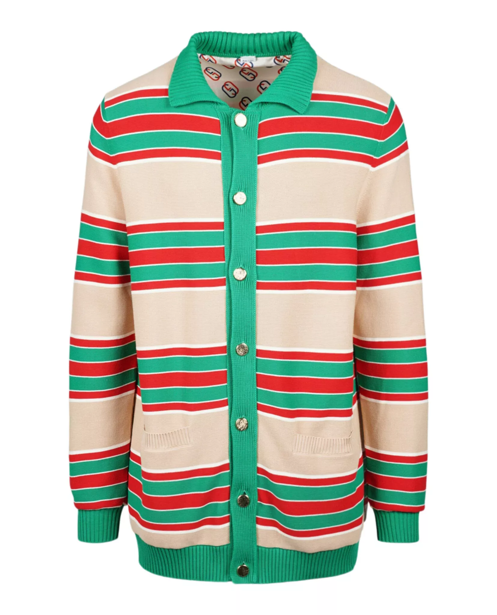 Gucci Mens Multi Striped Sweater