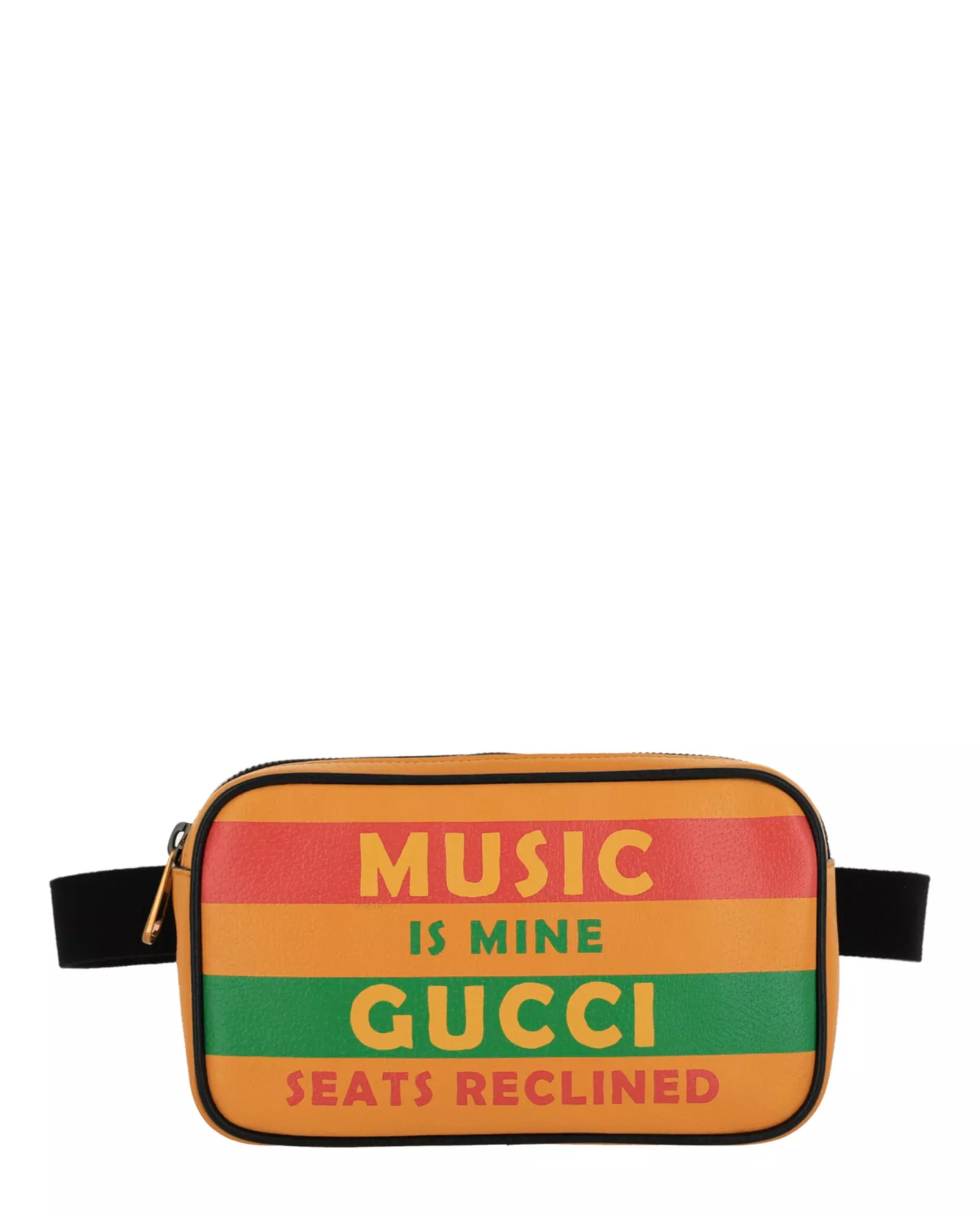Gucci Mens Music Is Mine Leather Belt Bag