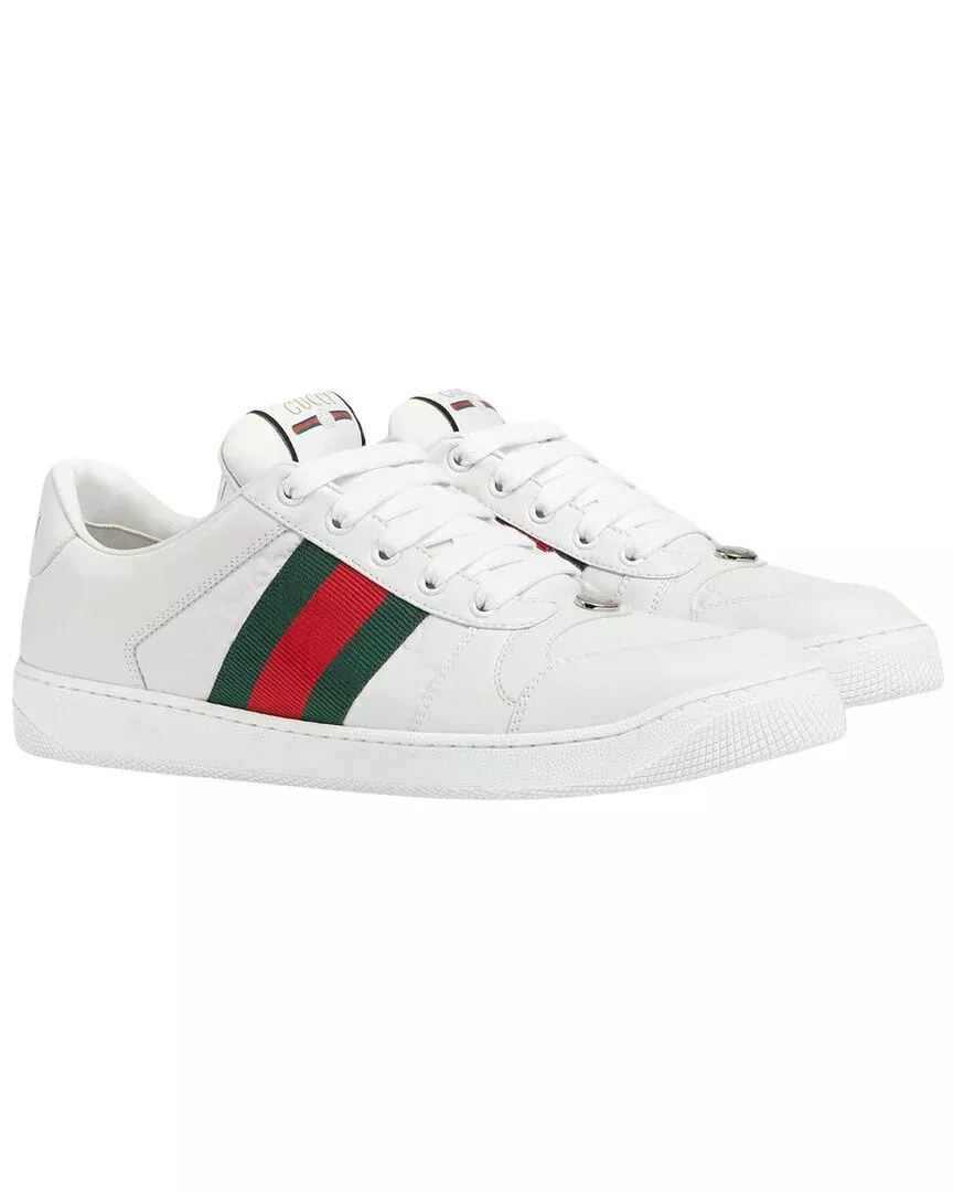 Gucci Screener Trainer Leather Sneaker