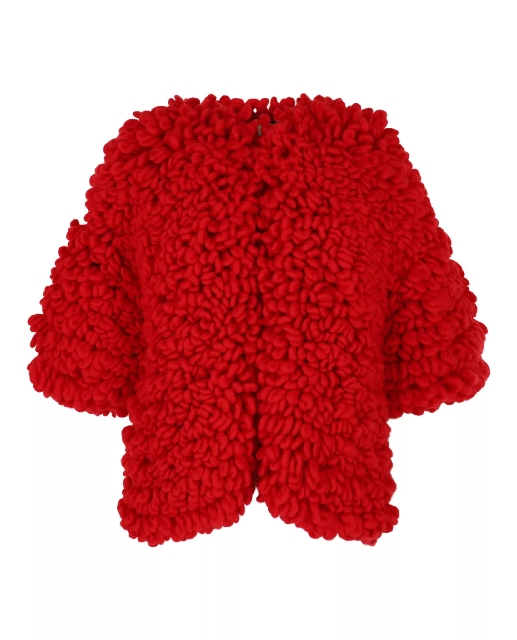 Gucci Womens Chunky Chenille Yarn Jacket