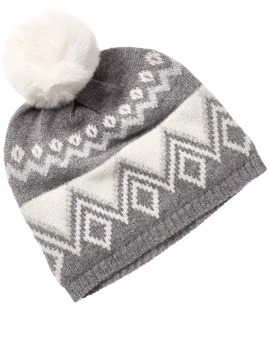 Hannah Rose Fairisle Cashmere Hat