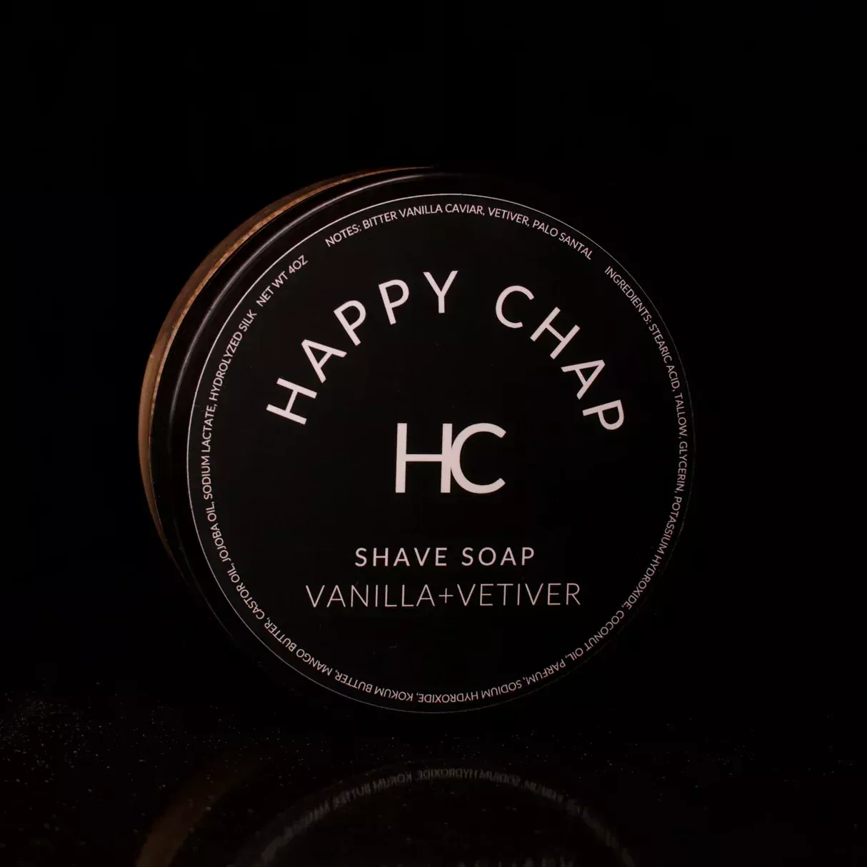 Happy Chap Vanilla + Vetiver Shaving Collection