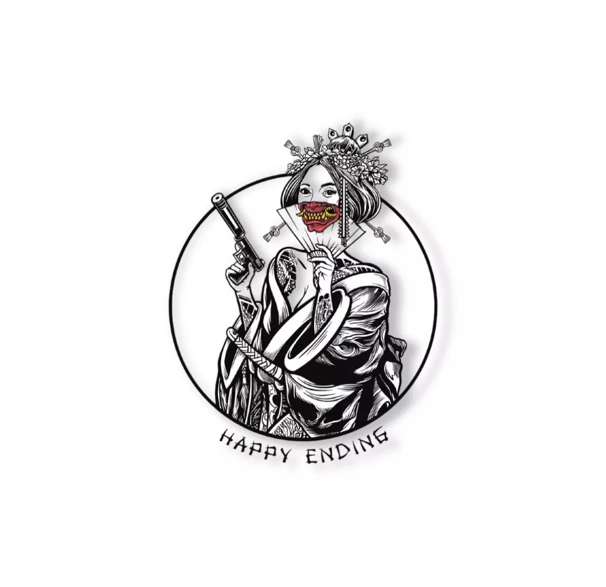 Happy Ending Sticker