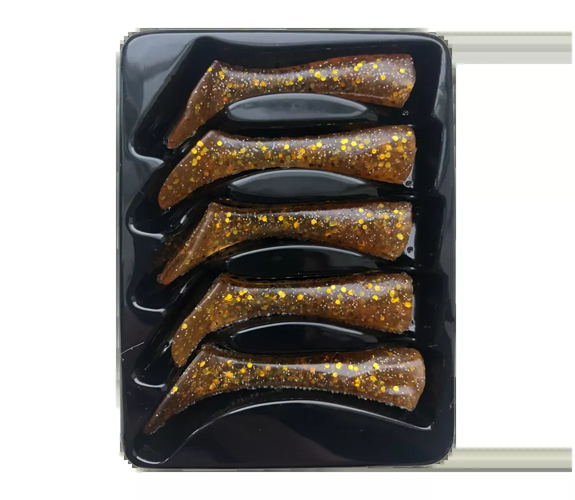 Headbanger Shad 4-1/2" Replacement Tails - Orange