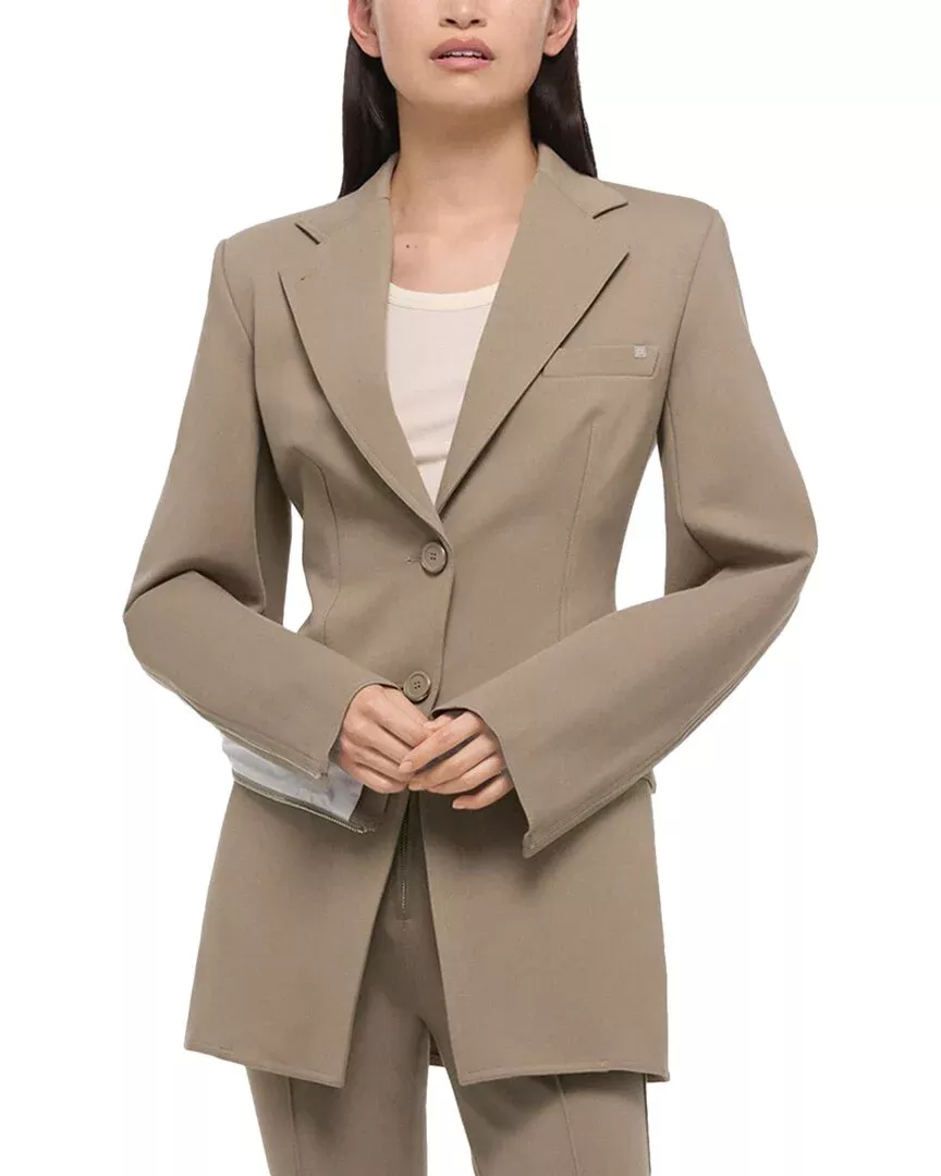 Helmut Lang Waisted Ponte Blazer