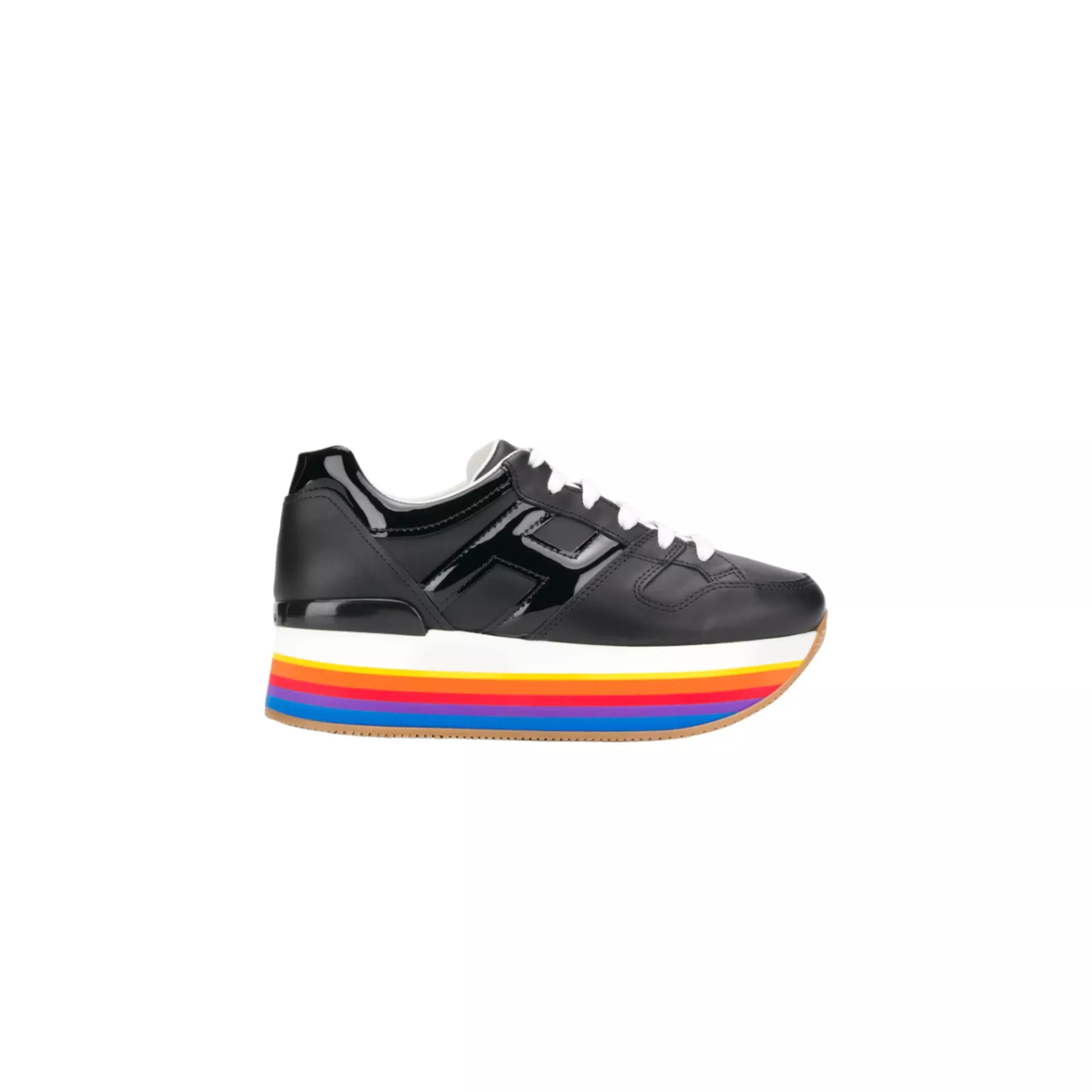 Hogan Rainbow Platform Sole Sneakers