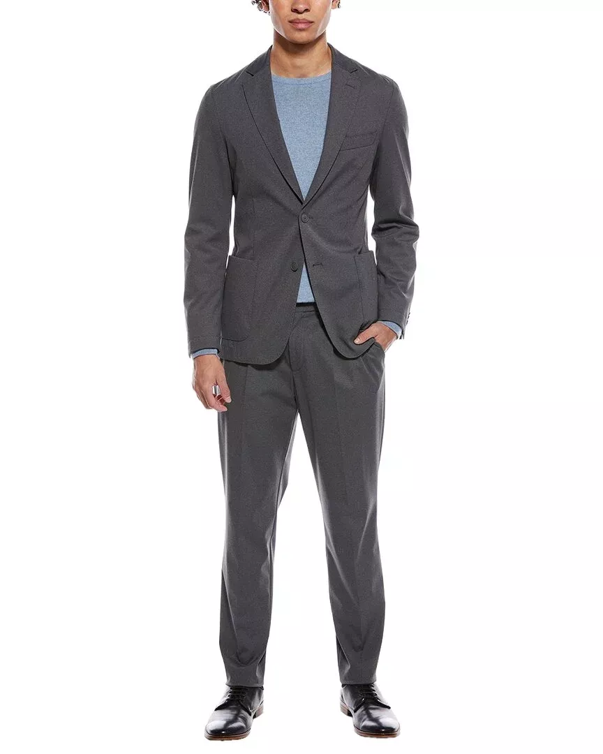 Hugo Boss Hanry Suit With Pleated Pant