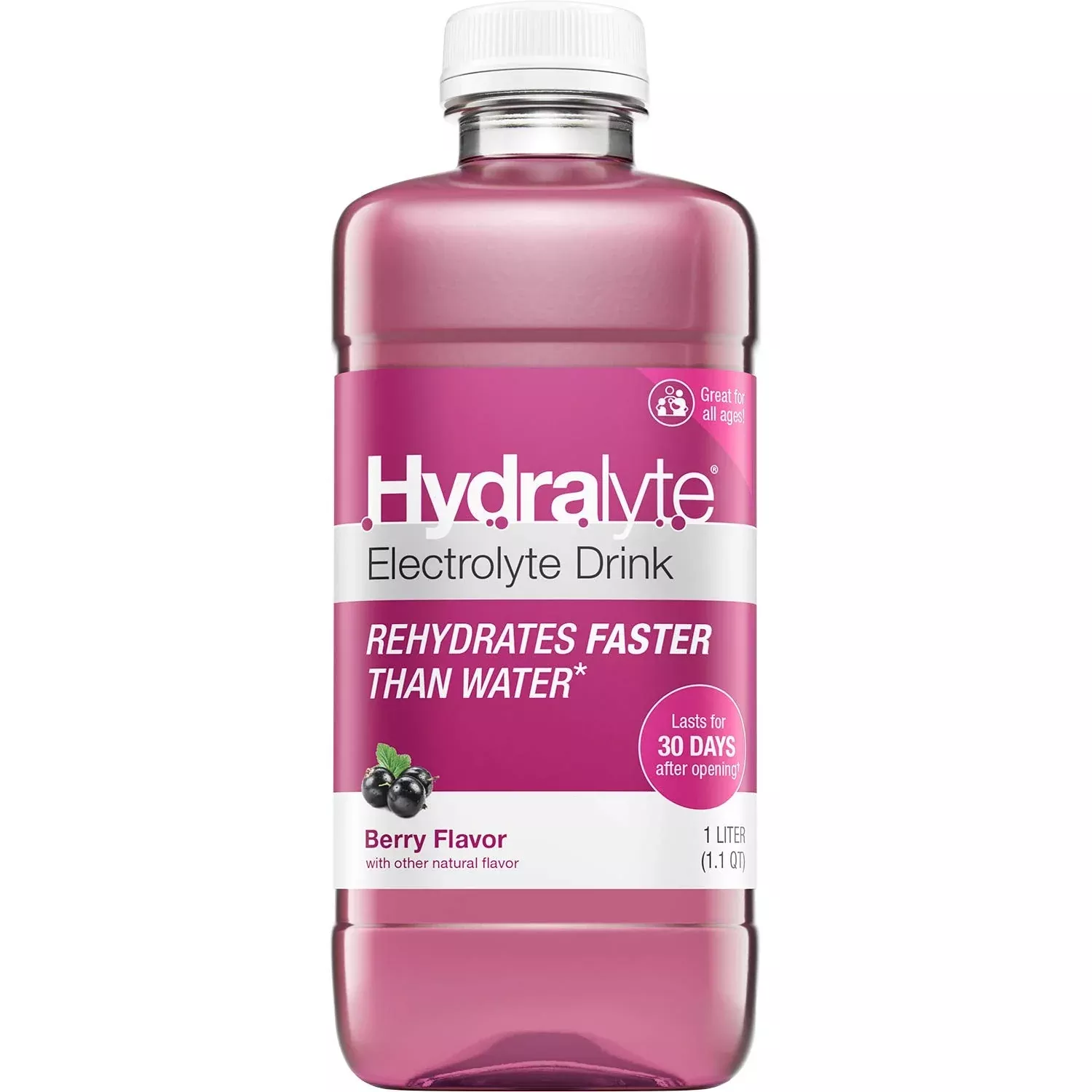 HydralyteElectrolyte Berry Liquid 33.8 Oz