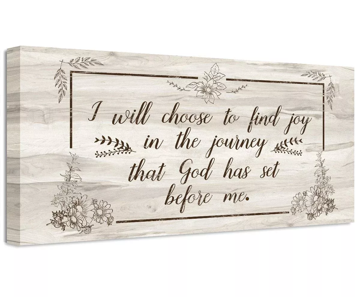 I Will Choose To Find Joy - Canvas