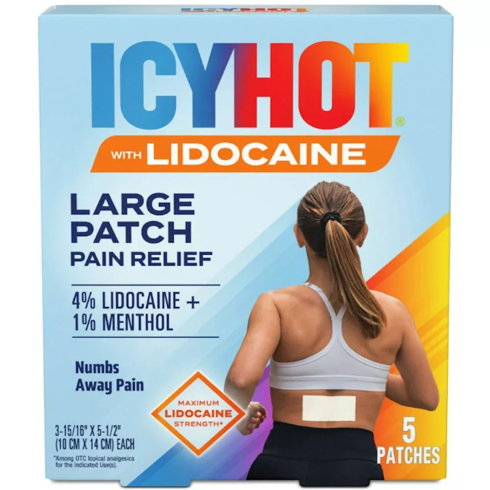 Icy Hot Max 4% - 1% Pain Relief Patch, 5-Pack