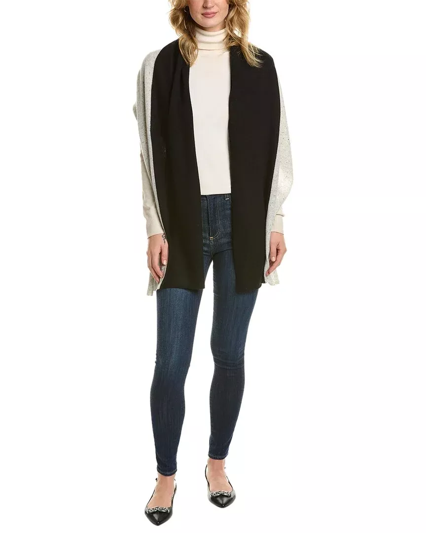 In2 By Incashmere Basic Two-Tone Cashmere Wrap