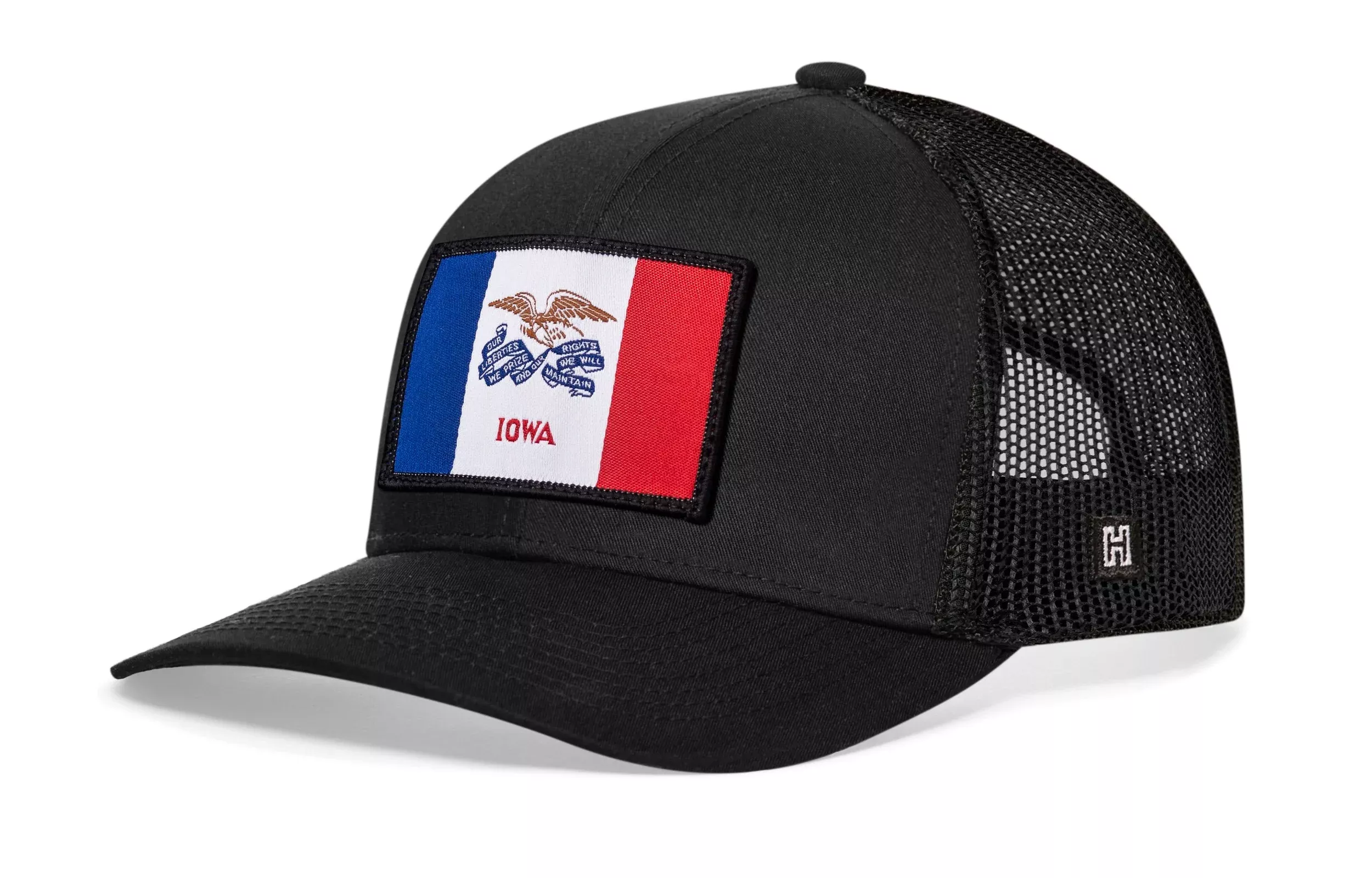Iowa Flag Trucker Hat|IA Snapback