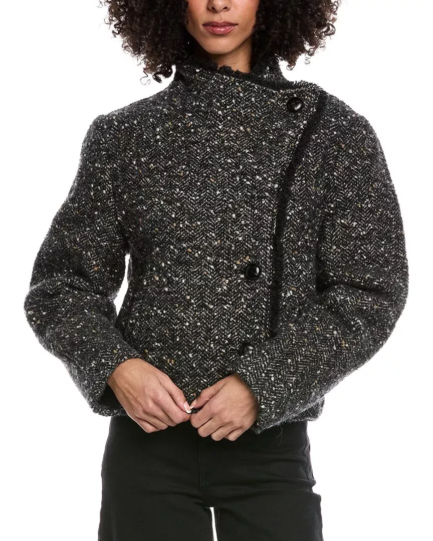 Isabel Marant Etoile Grunge Wool & Alpaca-Blend Coat