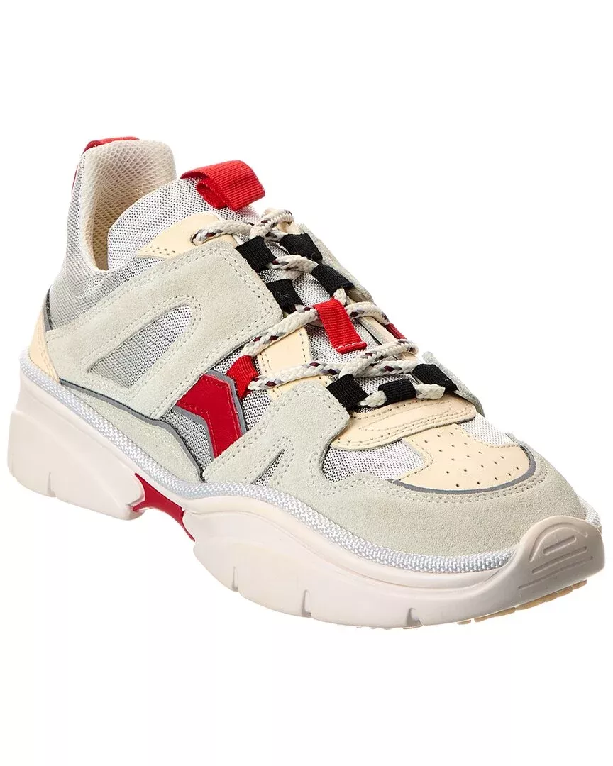 Isabel Marant Kindsay Mesh & Suede Sneaker