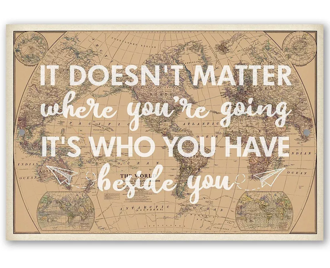 It Doesn't Matter - Metal Sign